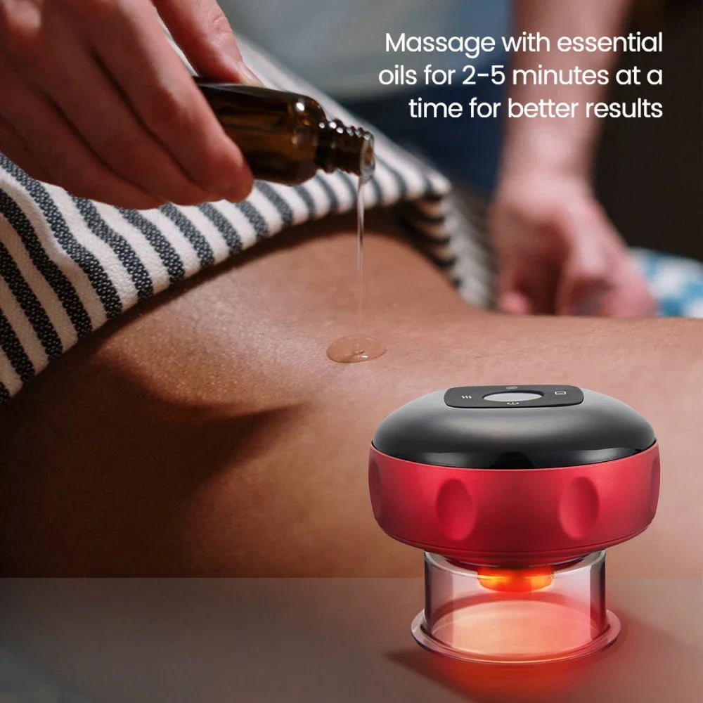 Electric Cupping & Heating Therapy Massager – Neck & Body