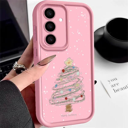 Christmas Tree Soft TPU Case for Samsung Galaxy – Festive Silicone Cover
