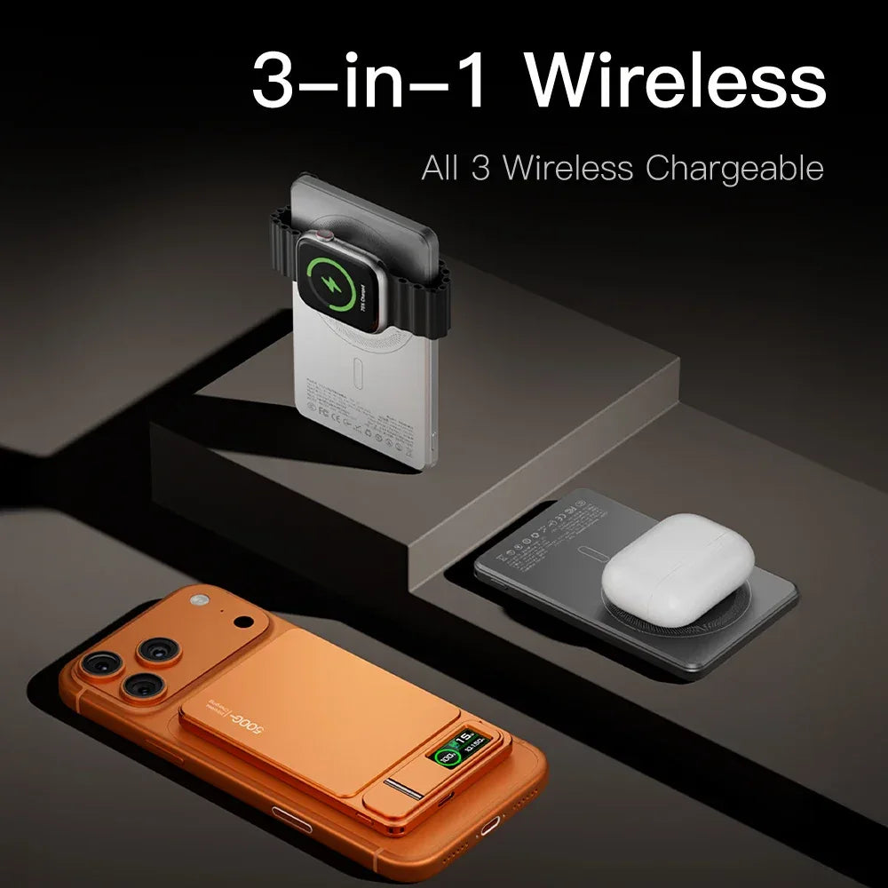 10000mAh MagSafe Slim Magnetic Wireless Power Bank 20W