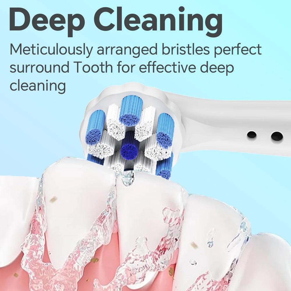 4 8 12 Pack Toothbrushes Head, Compatible with Oral B iO 2/3/4/5/6/7/8/9/10 Series Electric Toothbrush Replacement Brush Heads