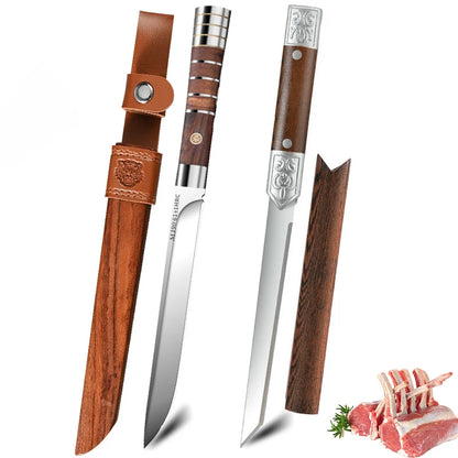 1/2/3 Straight Blade Kitchen Knife Set, Professional Kitchen Fruit Knife, Portable Cutting Knife, High Hardness Japanese Knife