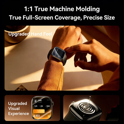 SAMZHE Screen Protector For Apple Watch Series 11/10/9/8/7/6 SE/SE2/SE3 40-46MM Full-coverage Protector Softened Protector Film