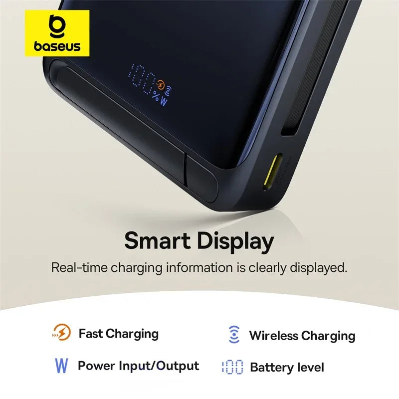 Baseus Qi2 45W 10000mAh MagSafe Power Bank Kickstand
