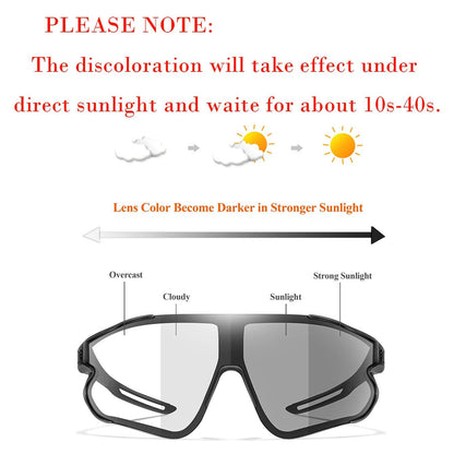 Photochromic Windproof Motorcycle & Cycling Goggles