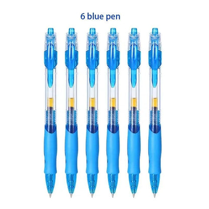13/30pcs Retractable Gel Pens Set Black/Red/Blue Ink Ballpoint for Writing Refills Office Accessories School Supplies Stationery