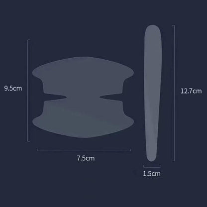 8Pcs Car Door Bowl Anti-scratch Sticker Clear Door Bowl Handle Protection Sticker Paint Surface Film Car Accessories