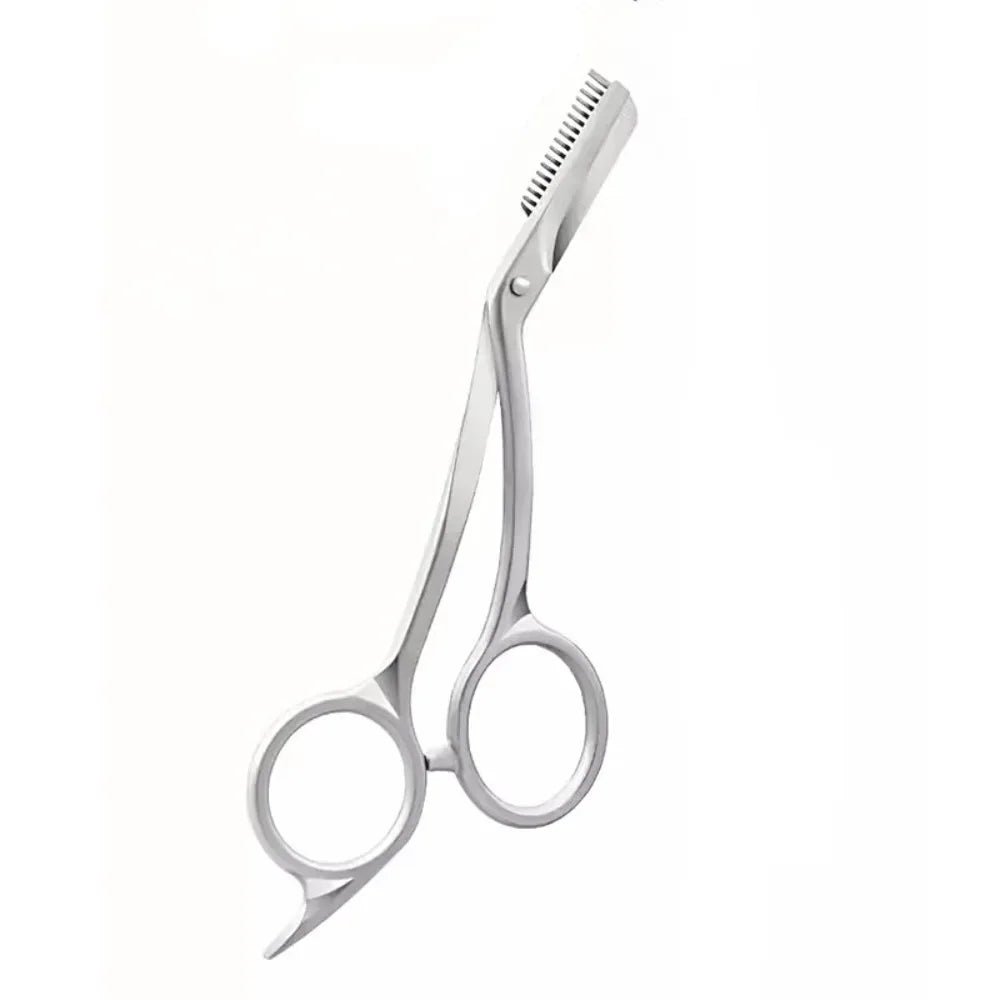 Stainless Steel Eyebrow Trimmer Scissors - Urbizia