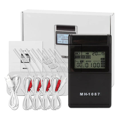 EMS TENS Unit Machine EMS Electric Muscle Therapy Stimulator Physiotherapy Pulse Electric Massage Device Back Body Neck Massager - Urbizia