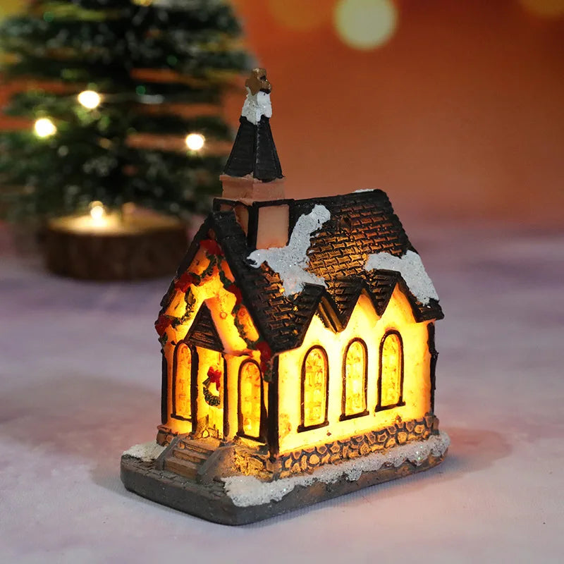 Christmas House LED Night Light – Kids Room & Home Decor 2025