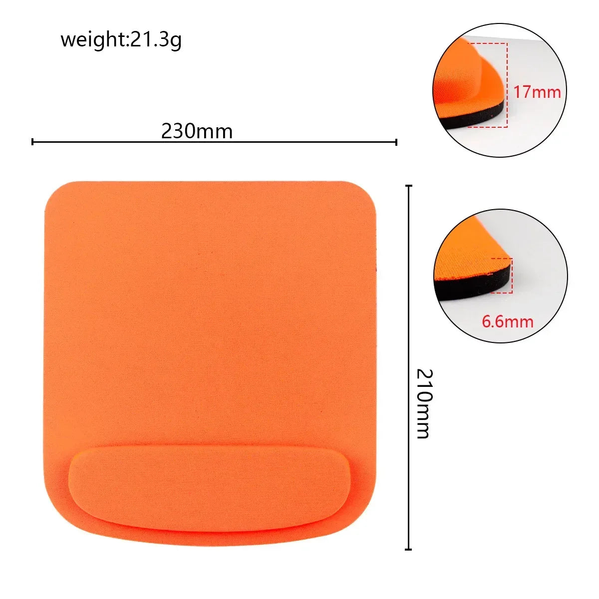 Computer Game Mouse Pad Environmental Eva Ergonomic Mousepad Wrist Pad Solid Color Comfortable Mouse Mats For Office Accessories - Urbizia
