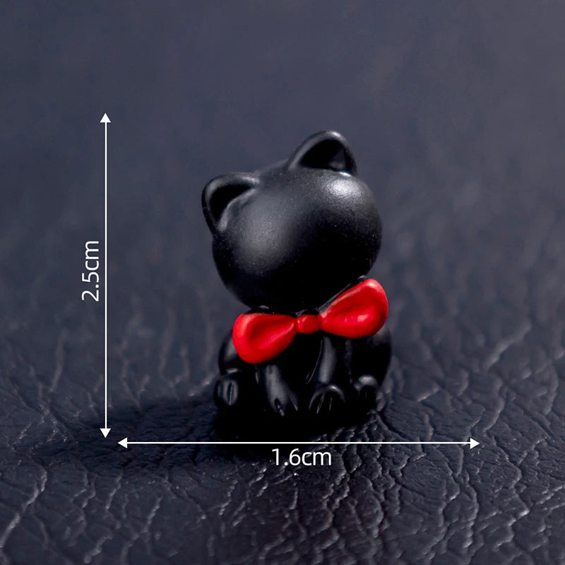 Miniature Halloween Resin Figurines – 3D Horror Raven, Tombstone, Ghost & Skull Ornaments