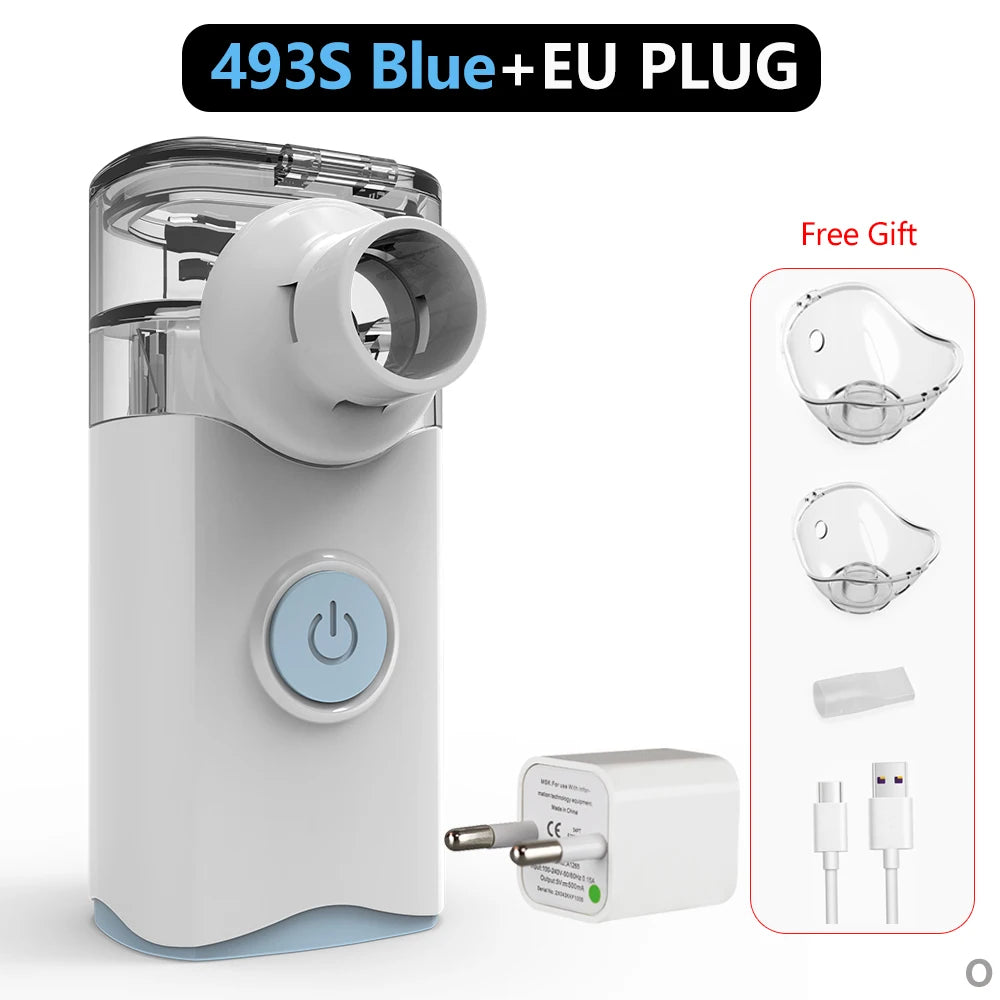 Autoclean Silent Mesh Nebulizer - Portable Handheld Inhalator for Children, Compact Atomizer for Daily Use