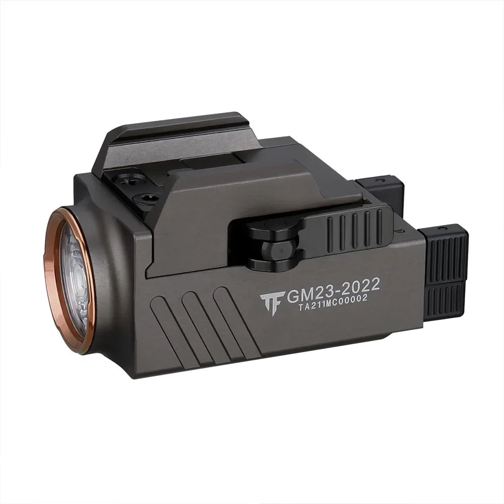 Trustfire GM23 Tactical LED Flashlights Mini Pistol Lights 800 Lumens USB Rechargeable Quick Release Handgun 1913/GL Rail