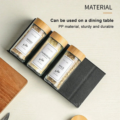 4-Layer Adjustable Spice Drawer Organizer Rack Set