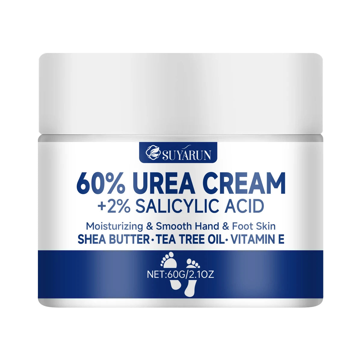 SUYARUN 60% Urea Foot Cream for Cracked Heels & Dry Skin