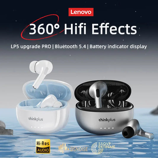 Lenovo LP5 Pro Bluetooth 5.4 Wireless Earbuds