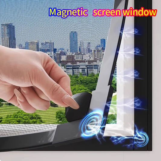 Magnetic Window Screen – DIY Custom Size Mosquito Net