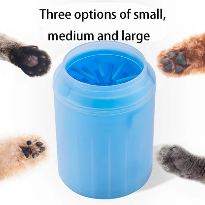 Dog Paw Cleaner Cup with Soft Silicone Combs - Urbizia