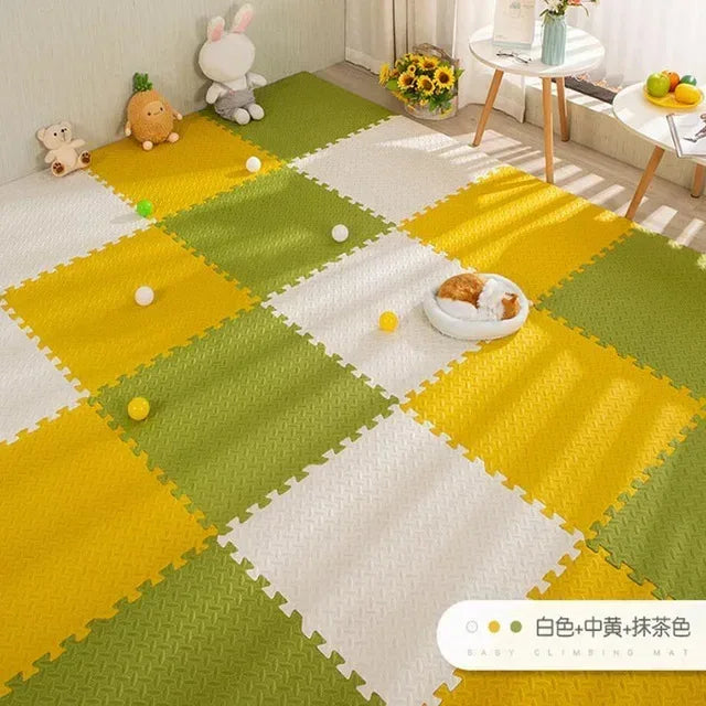 16pcs Foam Baby Play Mat – Interlocking Puzzle Floor Tiles - Urbizia