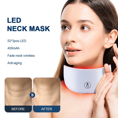 7-Color LED Neck Mask – Anti-Wrinkle & Skin Brightening