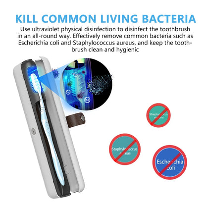 HOMEFISH Rechargeable Mini UV light toothbrush sanitizer sterilizer case for for Traveling