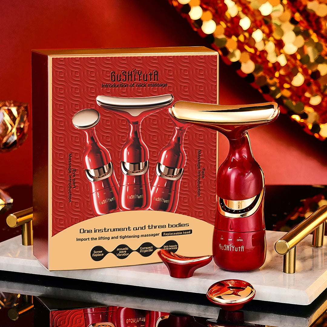 Microcurrent Face Lifting Device Neck and Facial Massager