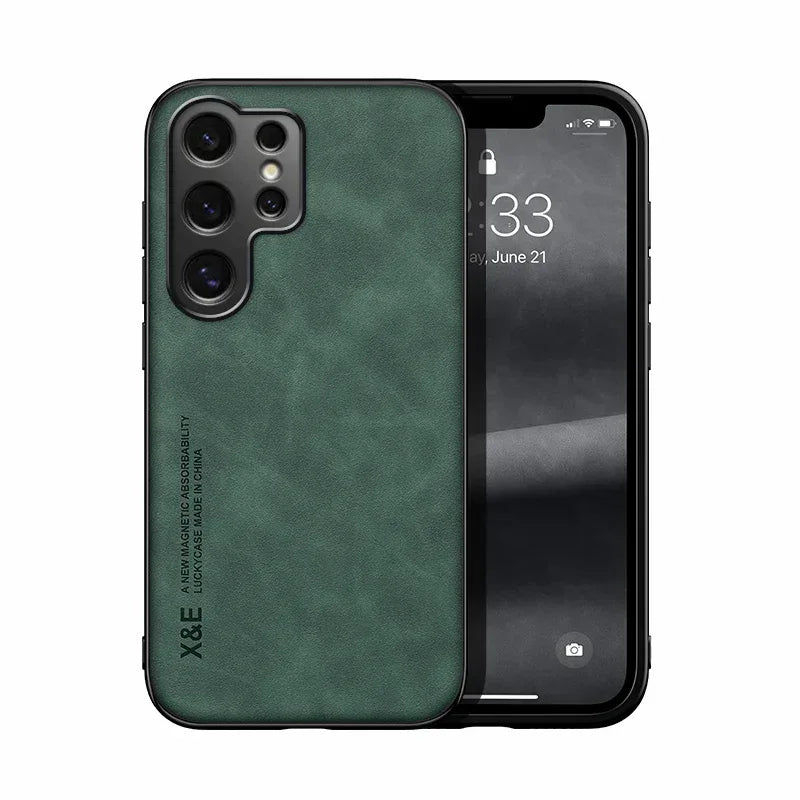 Luxury Ultra-Thin PU Leather Case for Samsung Galaxy