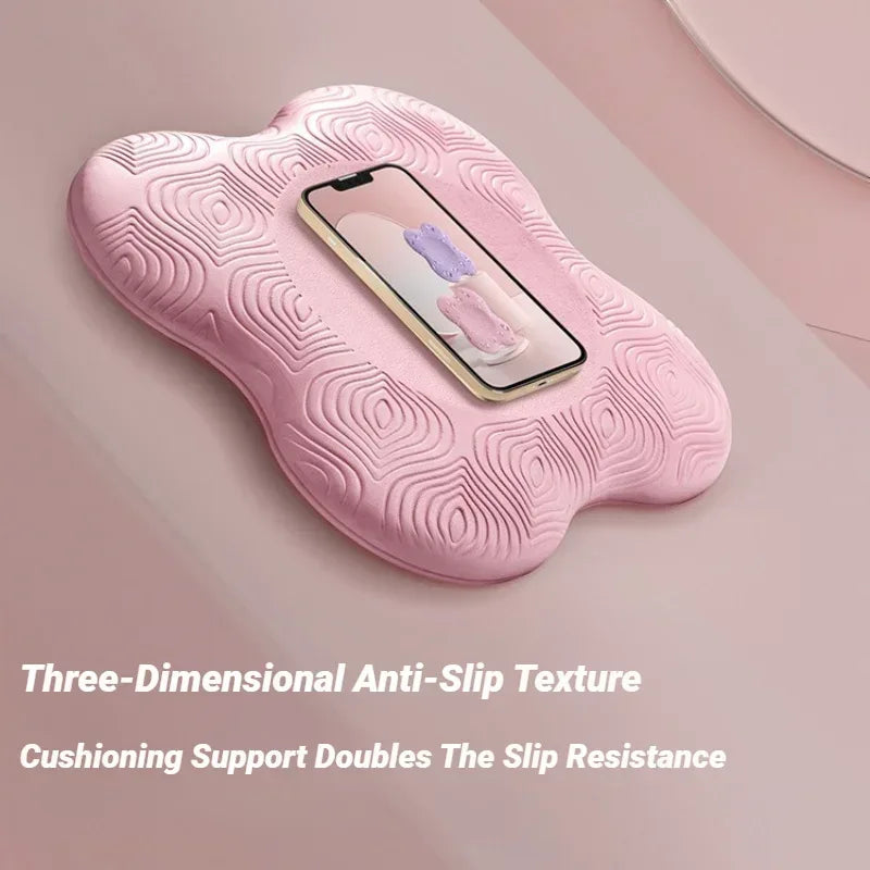 TPE Thickened Anti Slip Yoga Kneeling Protective Pad Knee Soft Flat Support Rebound Non-Slip Sports Fitness Mat Shock Absorption - Urbizia
