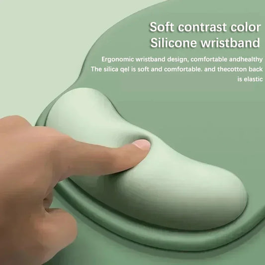 Ergonomic Wrist Rest Mouse Pad with Memory Foam Support