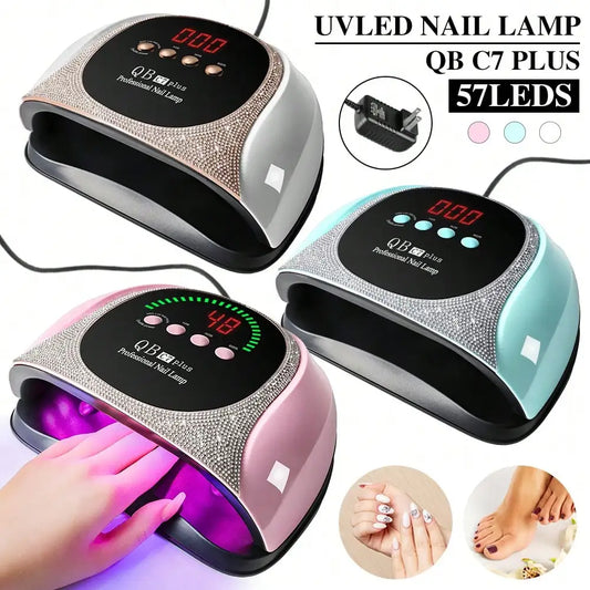 C7 Cordless UV LED Nail Lamp – 4 Timer Settings, Auto Sensor