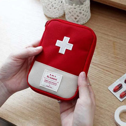 Mini Oxford First Aid Storage Bag for Travel & Outdoor