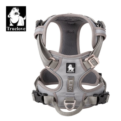 Truelove Pet Harness Fashionable Nylon Durable Dog Harness Reflective Breathable Padded Training Vest Luxury Pet Accessories
