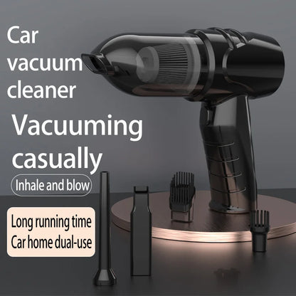 Wireless Car Vacuum Cleaner High-Power Dual-Use (Car & Home) Powerful Multi-Functional Handheld Vacuum with Strong Suction