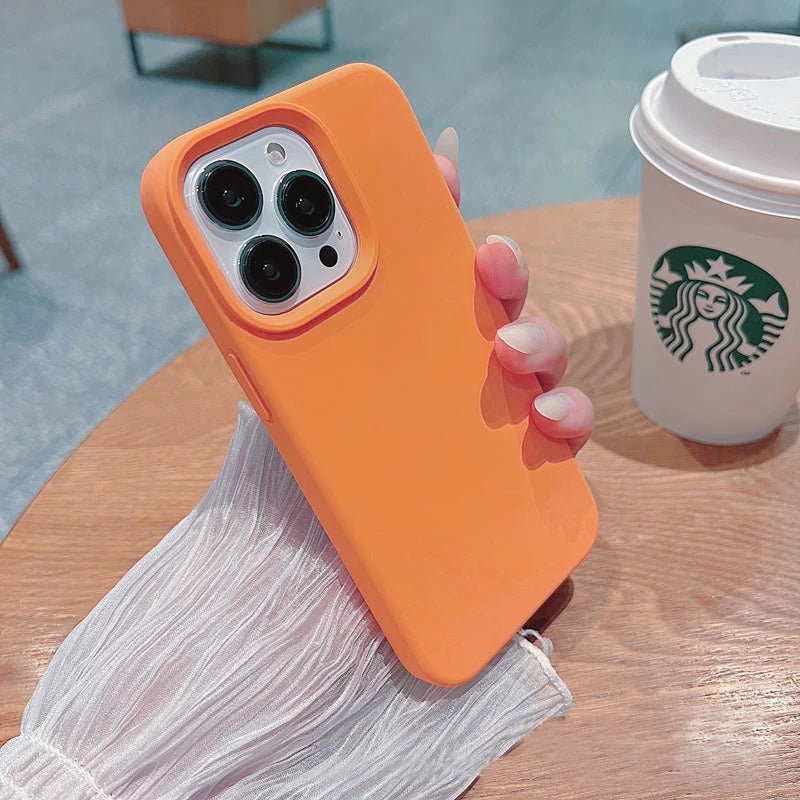 Simple Liquid Silicone Phone Case For iPhone 18 Pro Max 17 16 13 15 14 12 Pro Max Cases With Box Soft Fashion Shockproof Cover