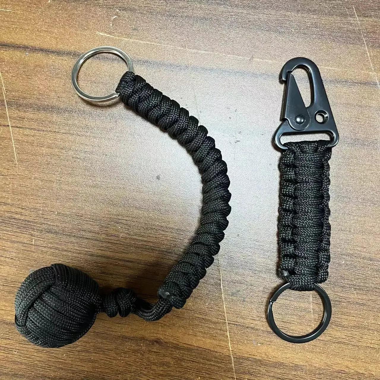 Paracord Monkey Fist Survival Keychain - Urbizia