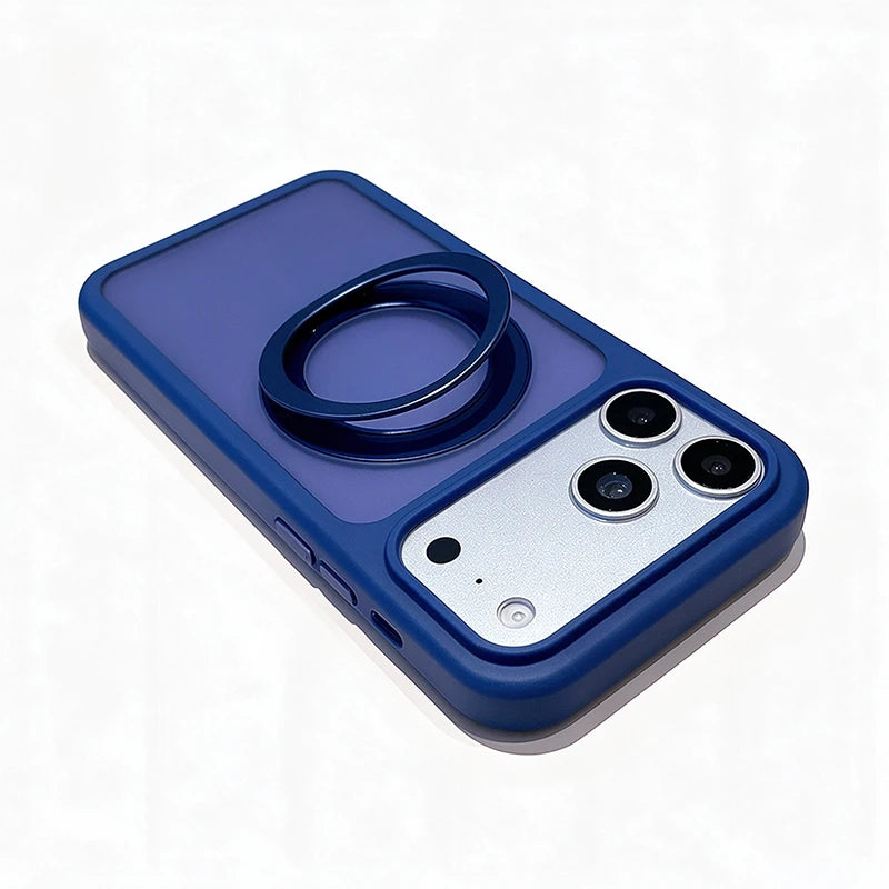 For MagSafe Stand Holder Phone Case Matte Shockproof Cover for iPhone 18 Pro Max 18 Pro 17 Air 16 Plus 15 14 13 12 11 Pro MaxFor MagSafe Stand Holder Phone Case Matte Shockproof Cover for iPhone 18 Pro Max 18 Pro 17 Air 16 Pl