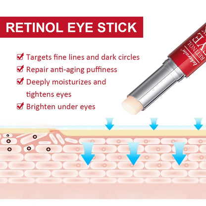 Retinol Eye Cream Stick for Dark Circles and Puffiness