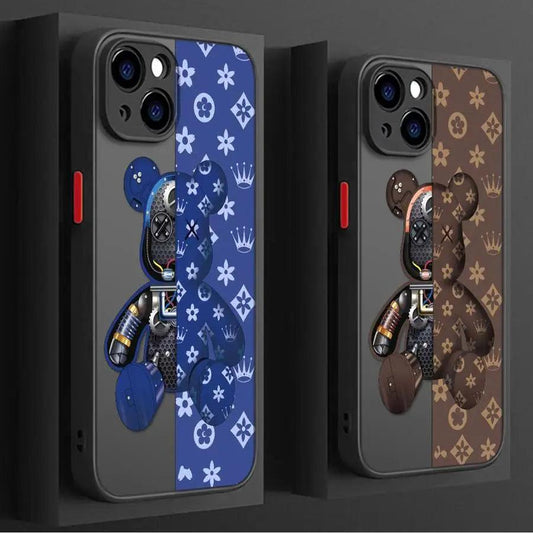 Robot Bear Shockproof Bumper Case for iPhone