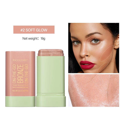 Make Up Functional Blush Stick Easy Color Rouge Blusher Cream Waterproof High Color Rendering Brightening Skin Tone Hot