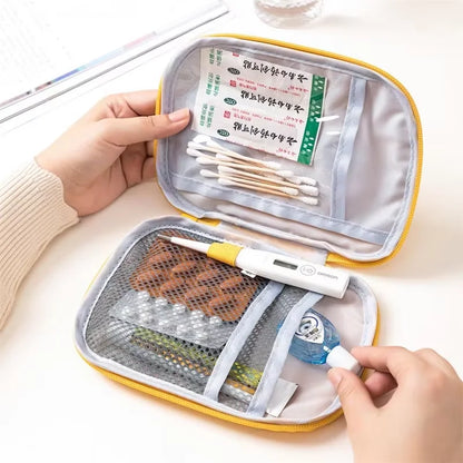 Travel Medicine Bag Pill Storage Pouch Outdoor Essentials Emergency Survival Bag Mini First-aid Kit Portable Home Storage Bag