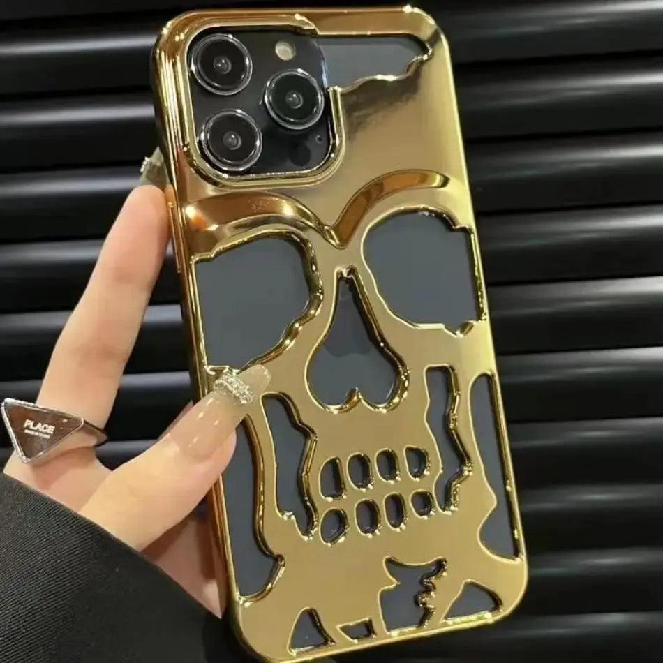 Skeleton Skull Shockproof Case for iPhone 16–11 Pro Max