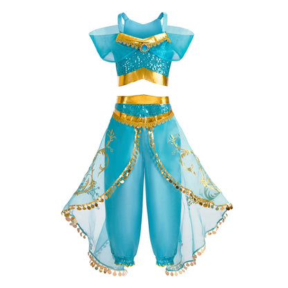 Kids Princess Costume – Elsa,Mermaid Pageant Dress for Girls 3-10Y