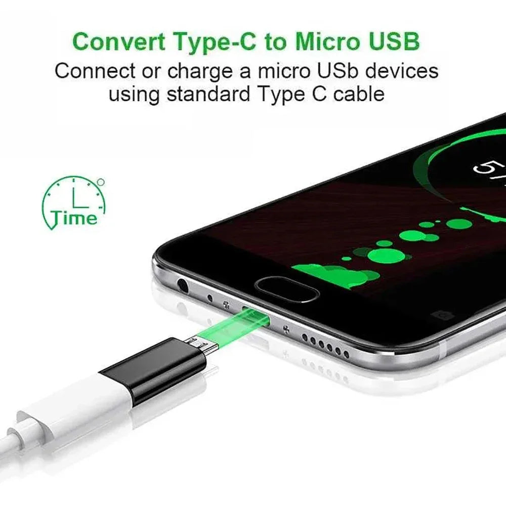 USB-C to Micro USB OTG Charging Adapter Mini