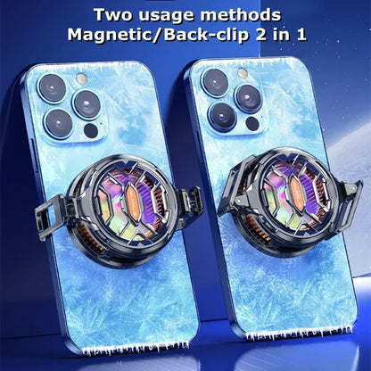FS03 15W Semiconductor Magnetic RGB Phone Cooler with Clip