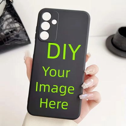DIY Customized Photo Phone Case For Samsung GalaxyS26 S25 S24 S23 S22 S21 S20 Plus FE Ultra A52 A53 A54 A55 A56 Soft Back Cover
