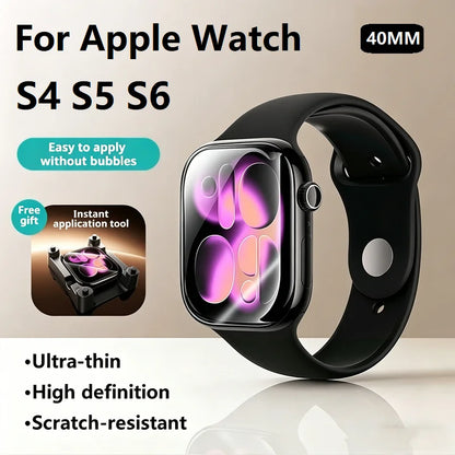 SAMZHE Screen Protector For Apple Watch Series 11/10/9/8/7/6 SE/SE2/SE3 40-46MM Full-coverage Protector Softened Protector Film