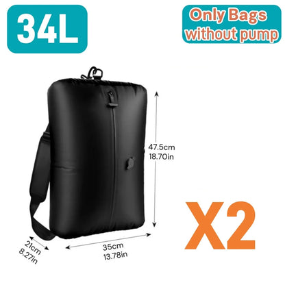 Vacuum Storage Bags, Travel Essentials Suitcases Clothes Organizer Packaging Bag Practical Accessories Compression Packing Cubes