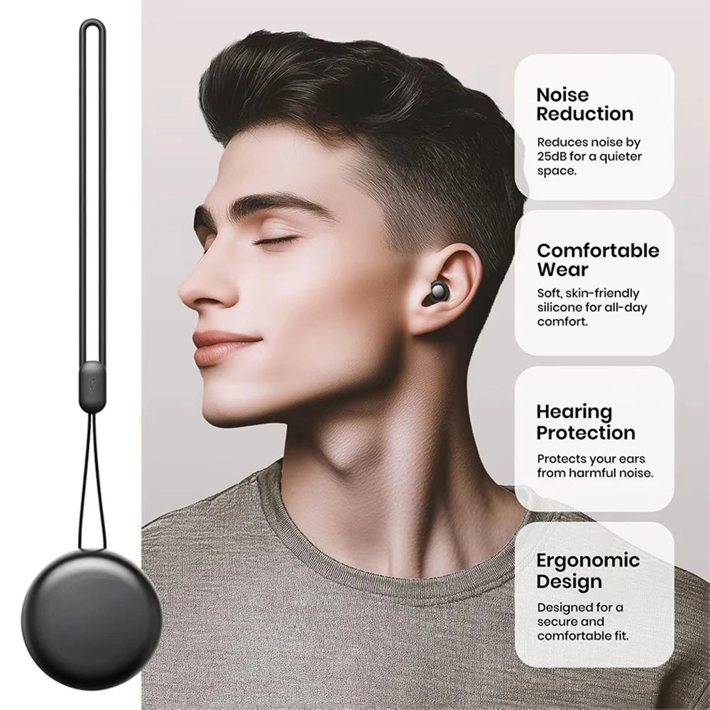 1Set Ear Plugs for Sleeping Sleep Aid Noise Reduction Super Soft Reusable Hearing Protection Anti Noise Earplugs for Travel Work