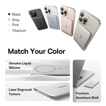 2-in-1 Magnetic Power Bank 10000mAh 27W Slim Card Design