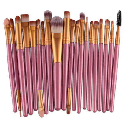 20-Piece Eye Makeup Brush Set – Complete Eyeshadow